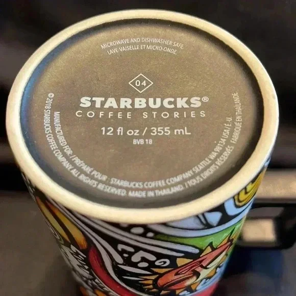 Starbucks LAOLU SENBANJO 2018 Mug ~12 0z. Great Condition - Picture 5 of 5